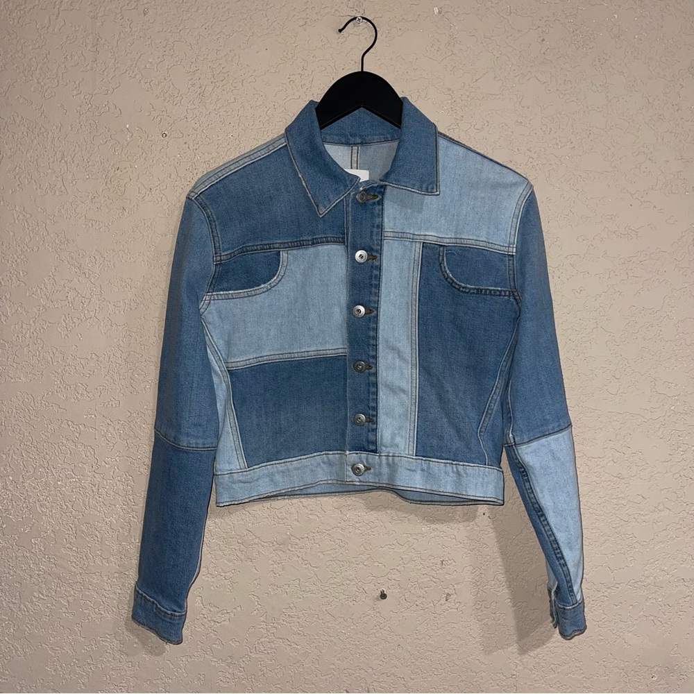 Jonathan Simkhai | Wren Patchwork Jacket In Mirage - image 2